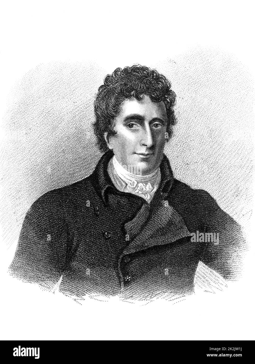 Thomas Erskine, primo barone Erskine (1750-1823) giurista e statista britannico di origine scozzese: Lord Chancellor 1806: Friend of CJ Fox and RB Sheridan: Aboluzionist. Opposizione al disegno di legge contro la moglie della regina Caroline di Giorgio IV. Incisione da 'The Royal Exile; or, Memoirs of Queen Caroline' di IH Adolphus (Londra 1821). Foto Stock