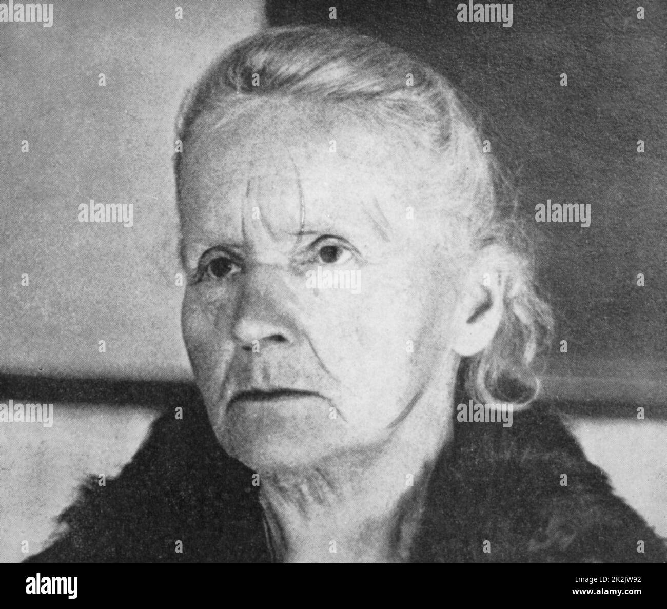 Marie Curie (1867-1934)-polacco nato fisico francese nel 1931 Foto Stock