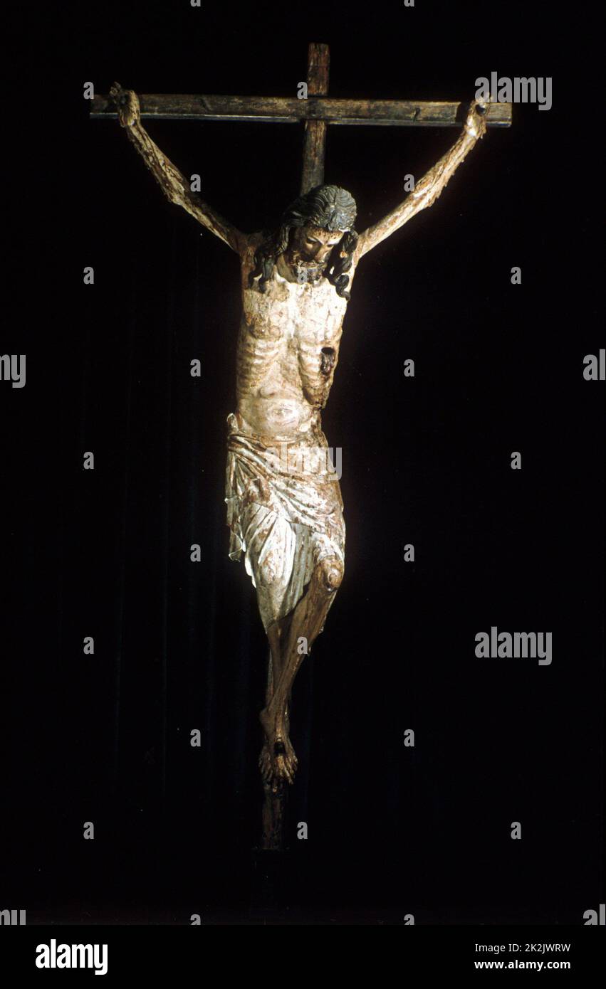 Cristo sulla croce crocifisso del xiv secolo immagini e fotografie stock ad  alta risoluzione - Alamy
