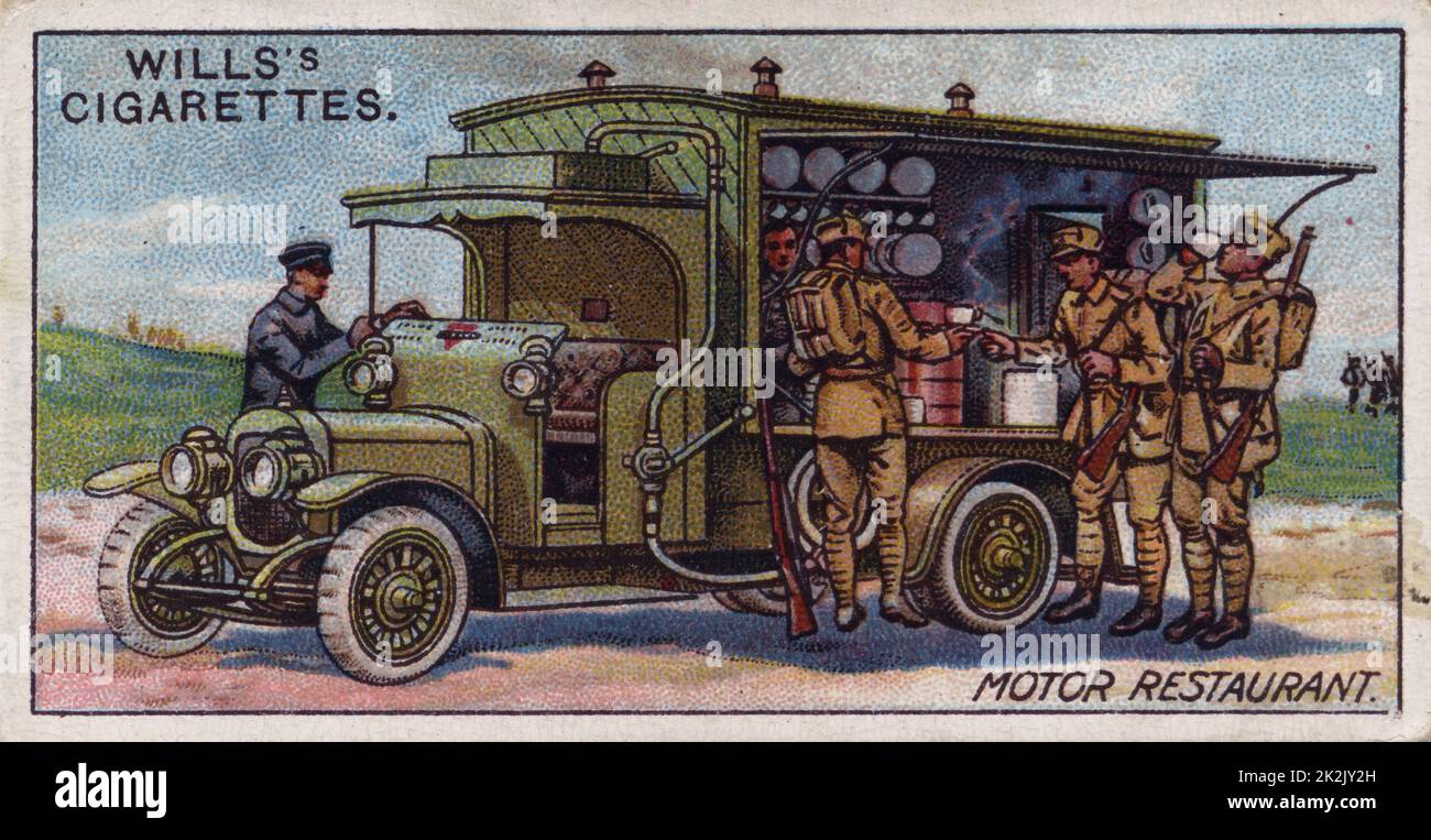 Motori militari serie, 1916: British Motor ristorante. Foto Stock