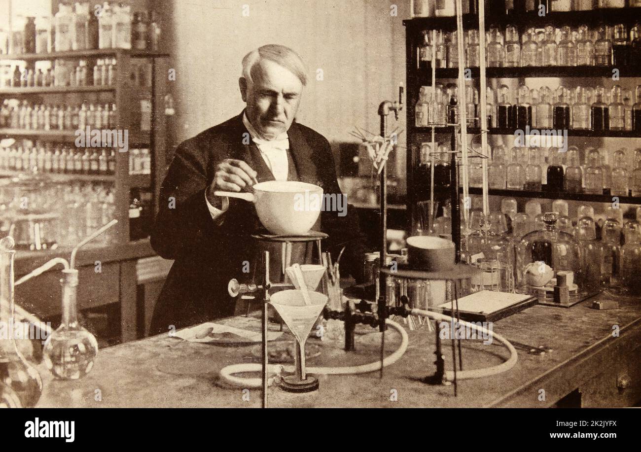Edison Inventore Thomas edison laboratorio scienza invenzione inventore ricerca immagini ...