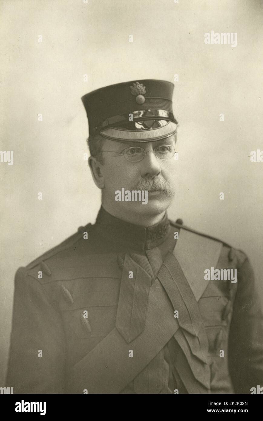 "Lieut. DaN Godfrey (1831-1903) c1890, Bandmaster delle Guardie Grenadier per quarant'anni dal 1856. Il primo bandmaster ad ottenere il rango commissionato.' Foto Stock