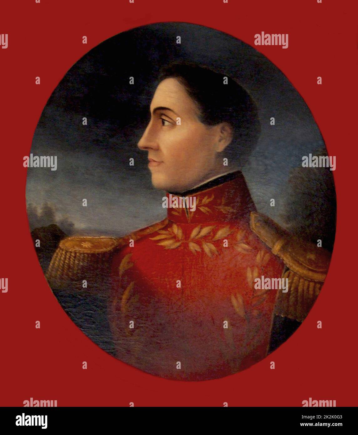 José Francisco de San Martín Matorras, 1778 - 1850, Argentine generale. Una chiave del leader del movimento fr indipendenza in Sud America rom la regola spagnola. Foto Stock
