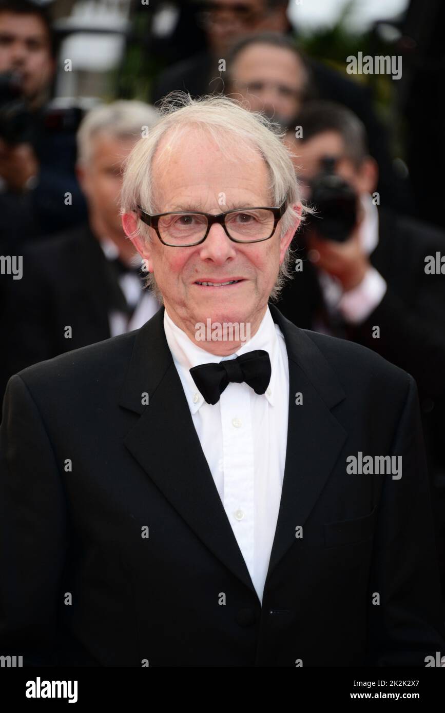 Cerimonia di chiusura di Ken Loach, red carpet 69th Festival del Cinema di Cannes 22 maggio 2016 Foto Stock