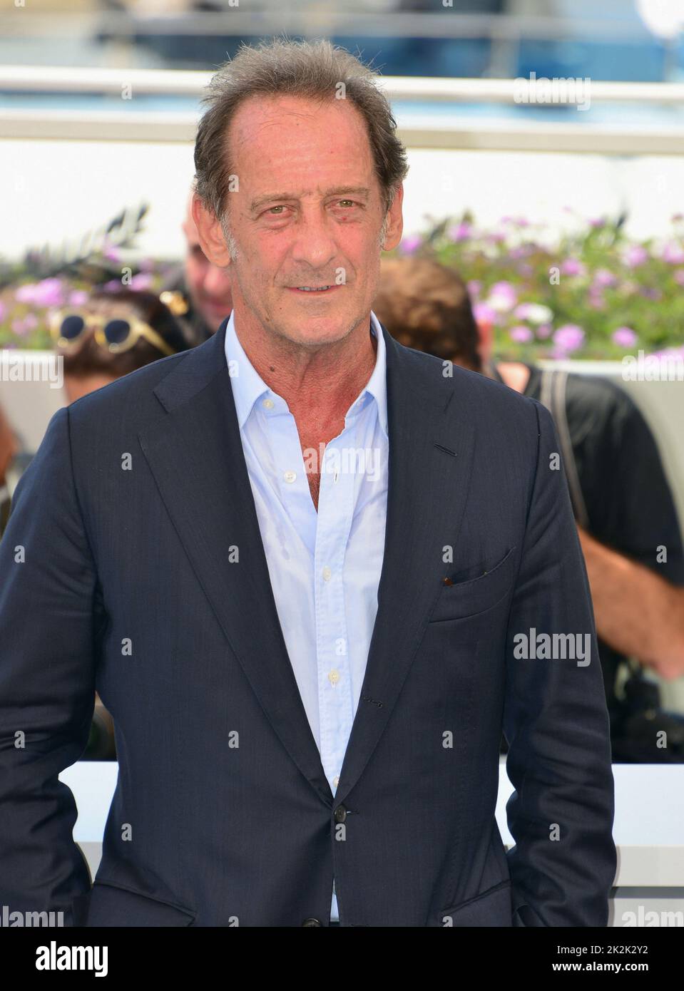 Vincent Lindon, presidente della giuria Photocall 75th Festival del Cinema di Cannes 17 maggio 2022 Foto Stock