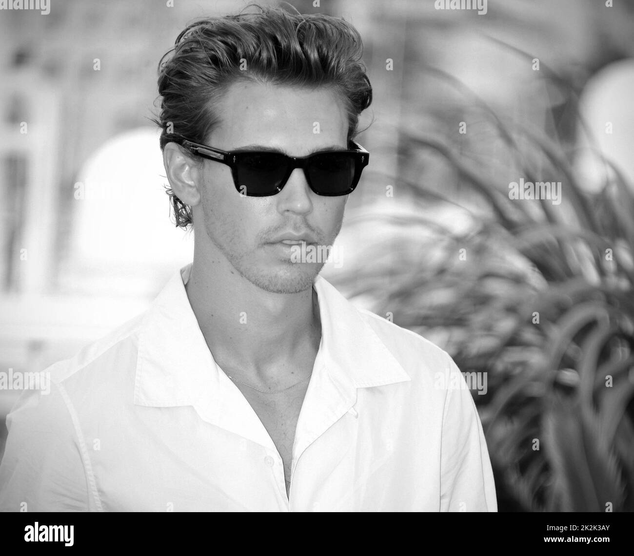 Austin Butler Fotocall del film 'Elvis' 75th Cannes Film Festival 26 maggio 2022 Foto Stock