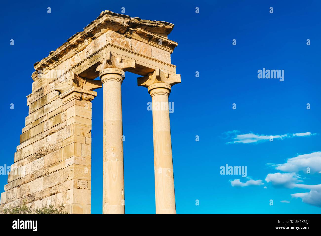 Il Santuario di Apollo Hylates. Distretto di Limassol. Cipro Foto Stock