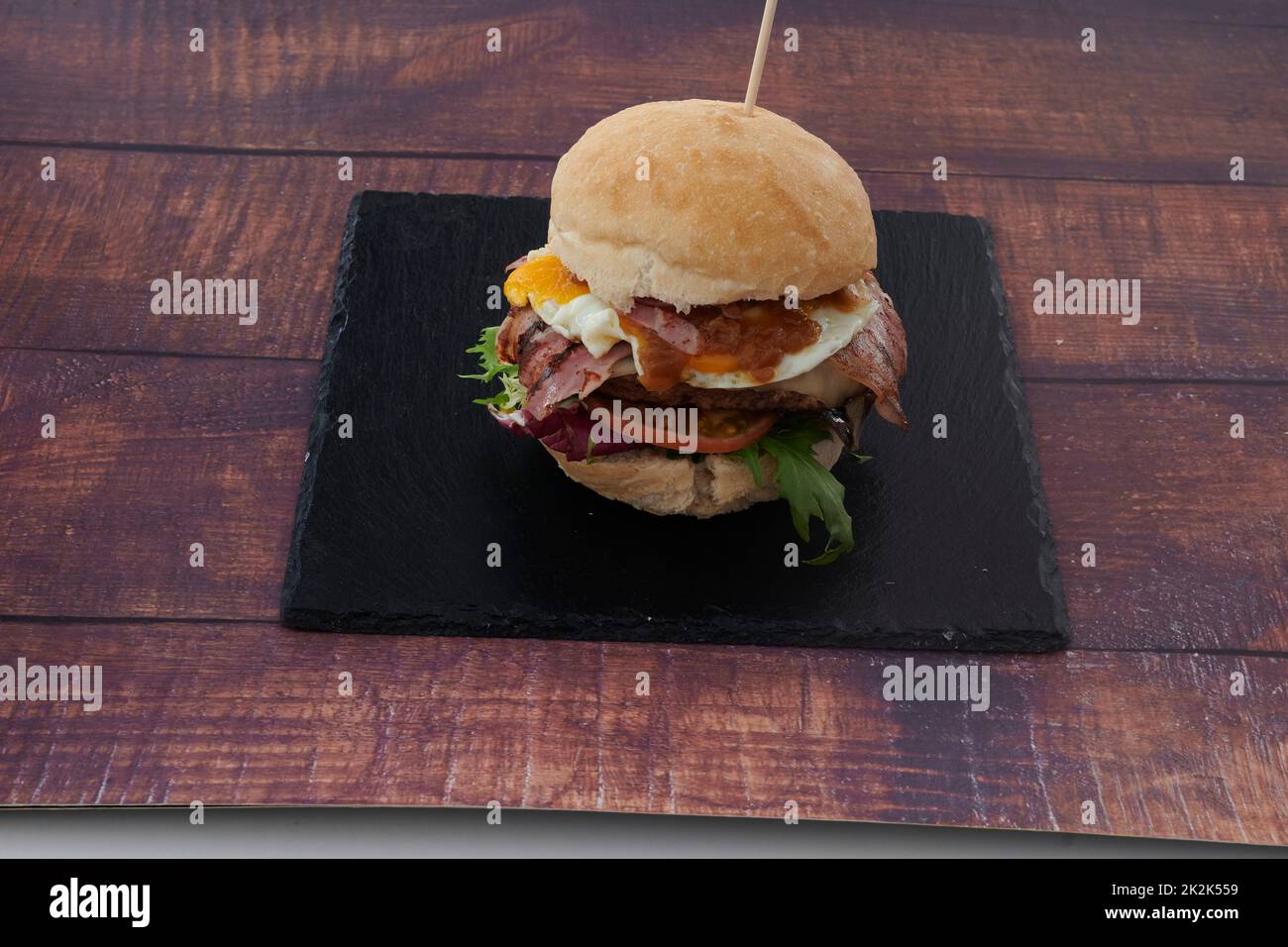 un assortimento di piatti americani Foto Stock