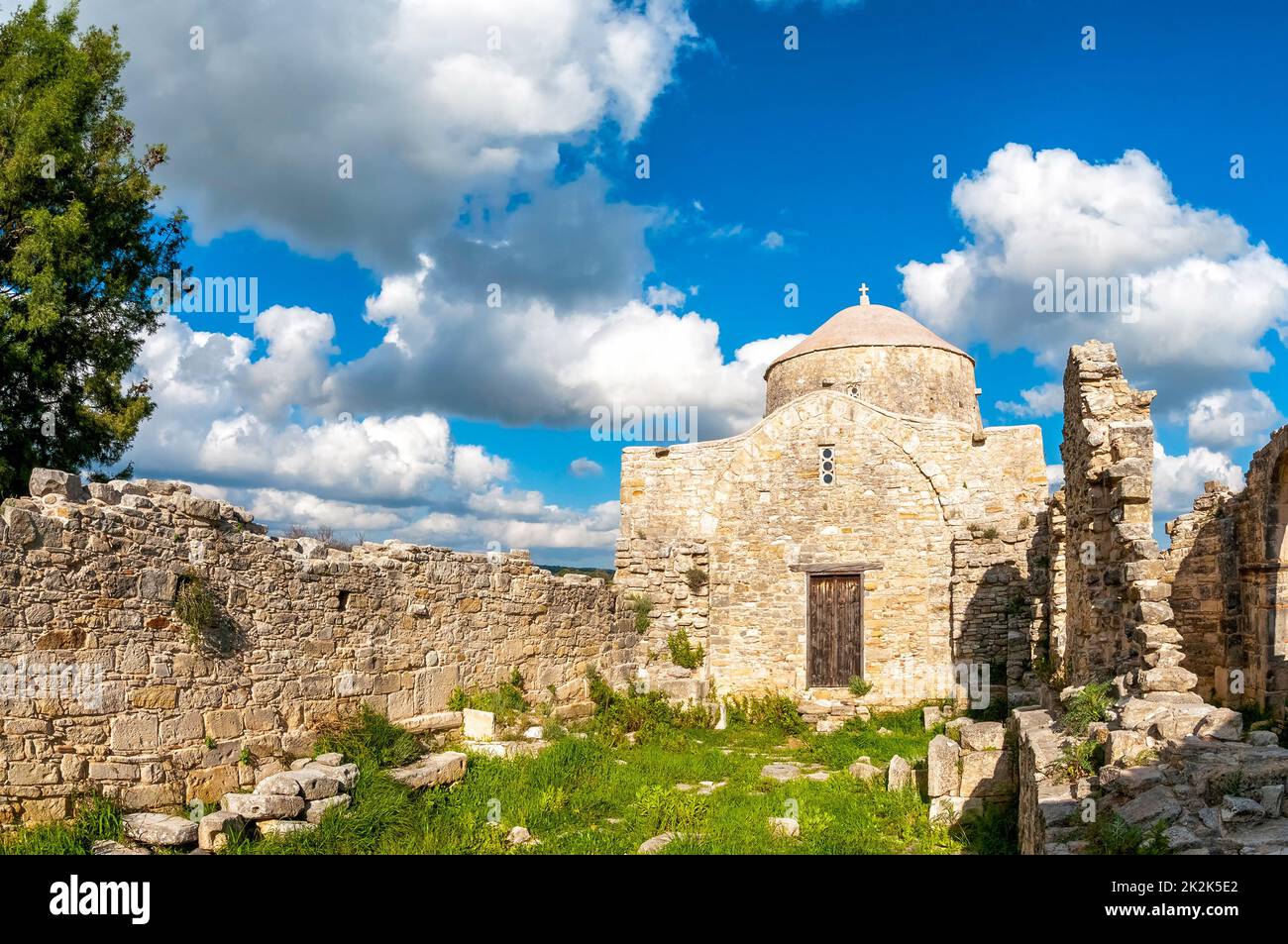 Monastero di Timiou Stavrou. Anogyra Village. Distretto di Limassol Foto Stock