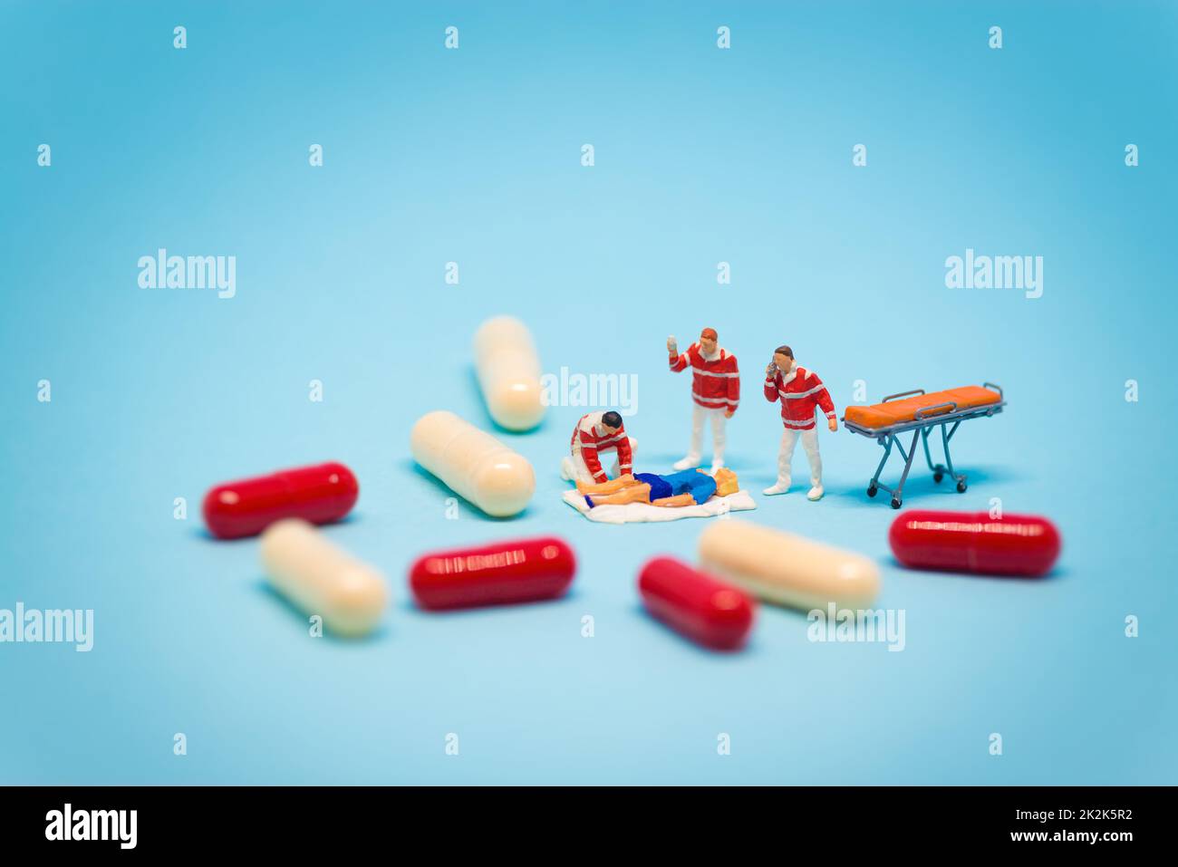Concetto di abuso di droga Foto Stock