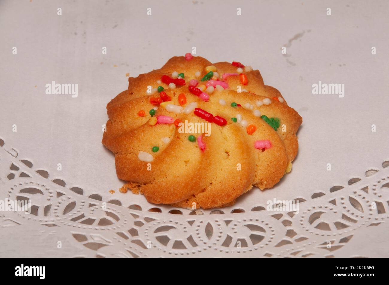 Biscotti tradizionali allo zucchero Foto Stock