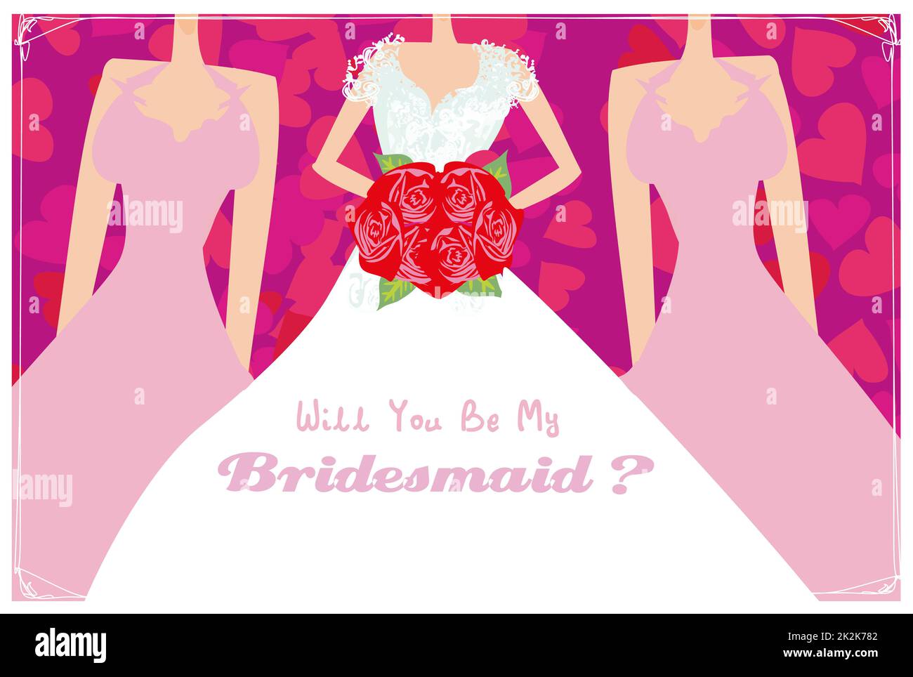 Vi sarà la mia damigella Foto Stock