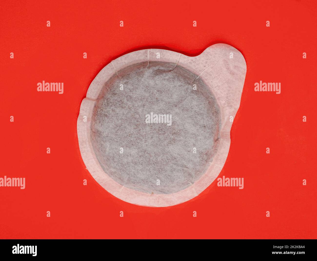 Cialda di carta da caffè espresso ESE Foto Stock