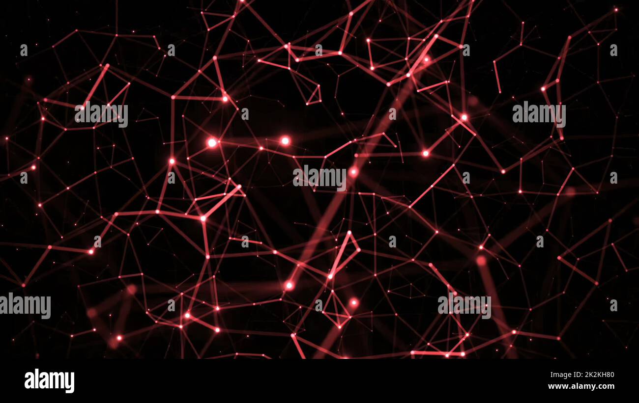 Concetto astratto di scienza tecnologica del plesso Foto Stock