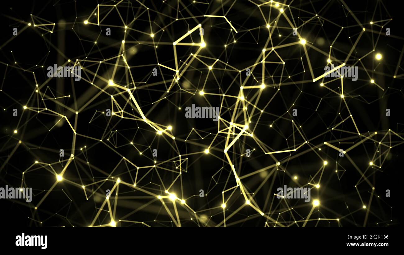 Astratto Plexus tecnologia Scienza e Ingegneria Foto Stock