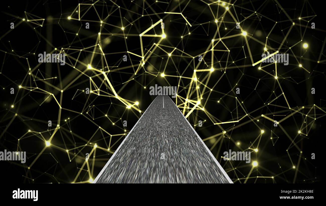 Guidare nel mondo della scienza e dell'ingegneria tecnologica Foto Stock