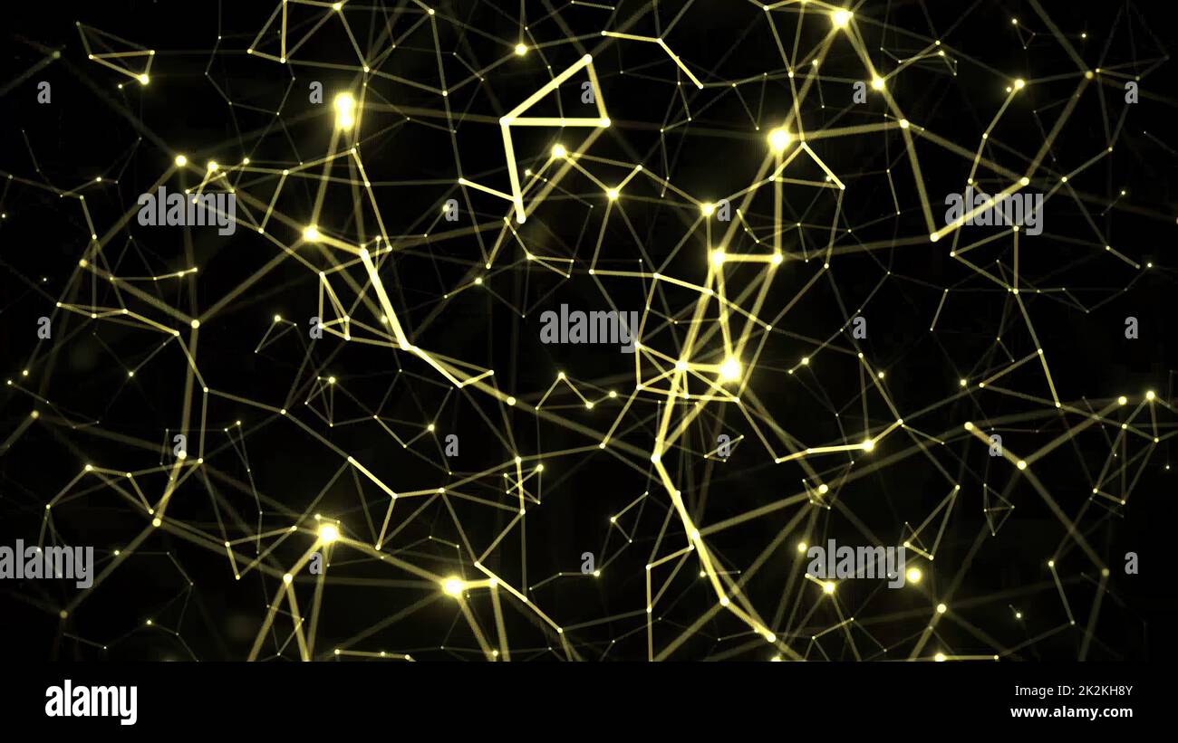 Concetto astratto di scienza tecnologica del plesso Foto Stock