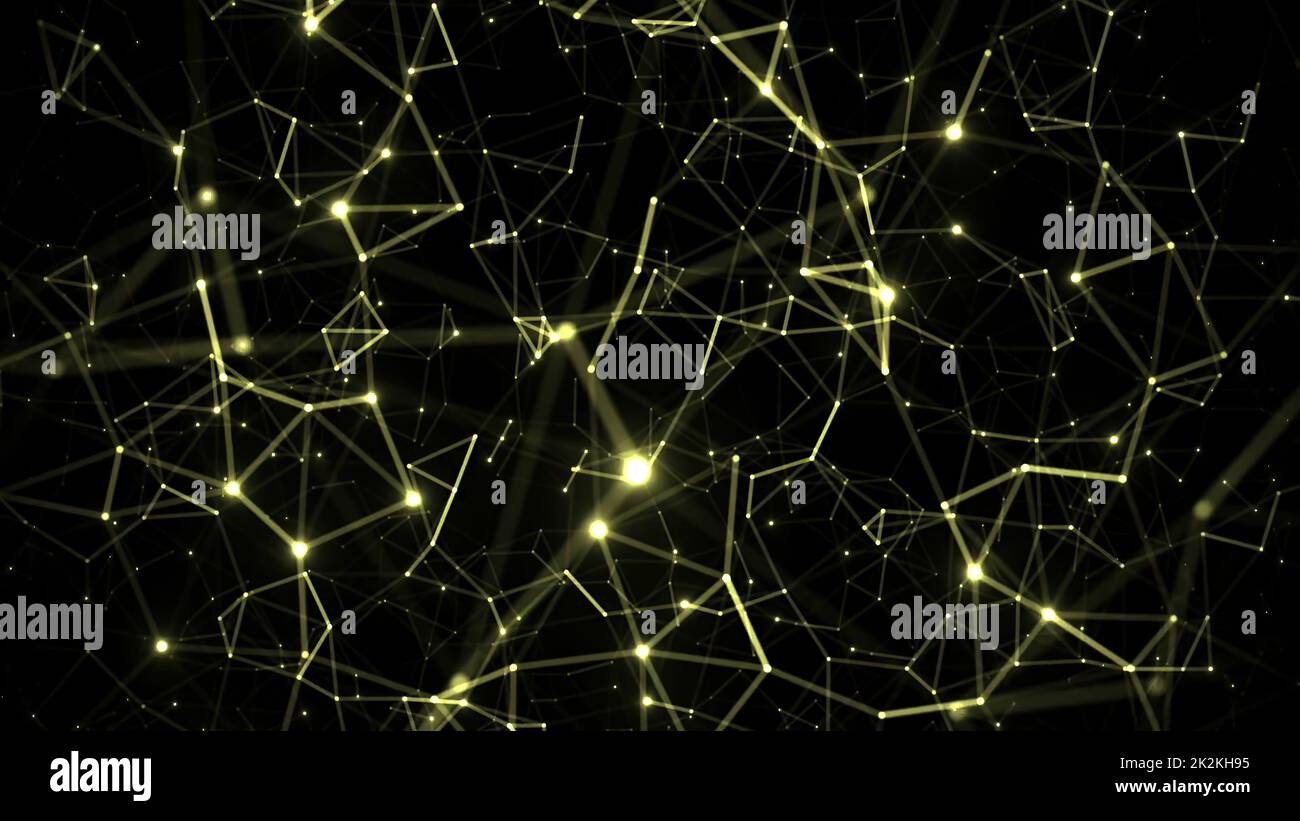 Astratto Plexus tecnologia Scienza e Ingegneria Foto Stock