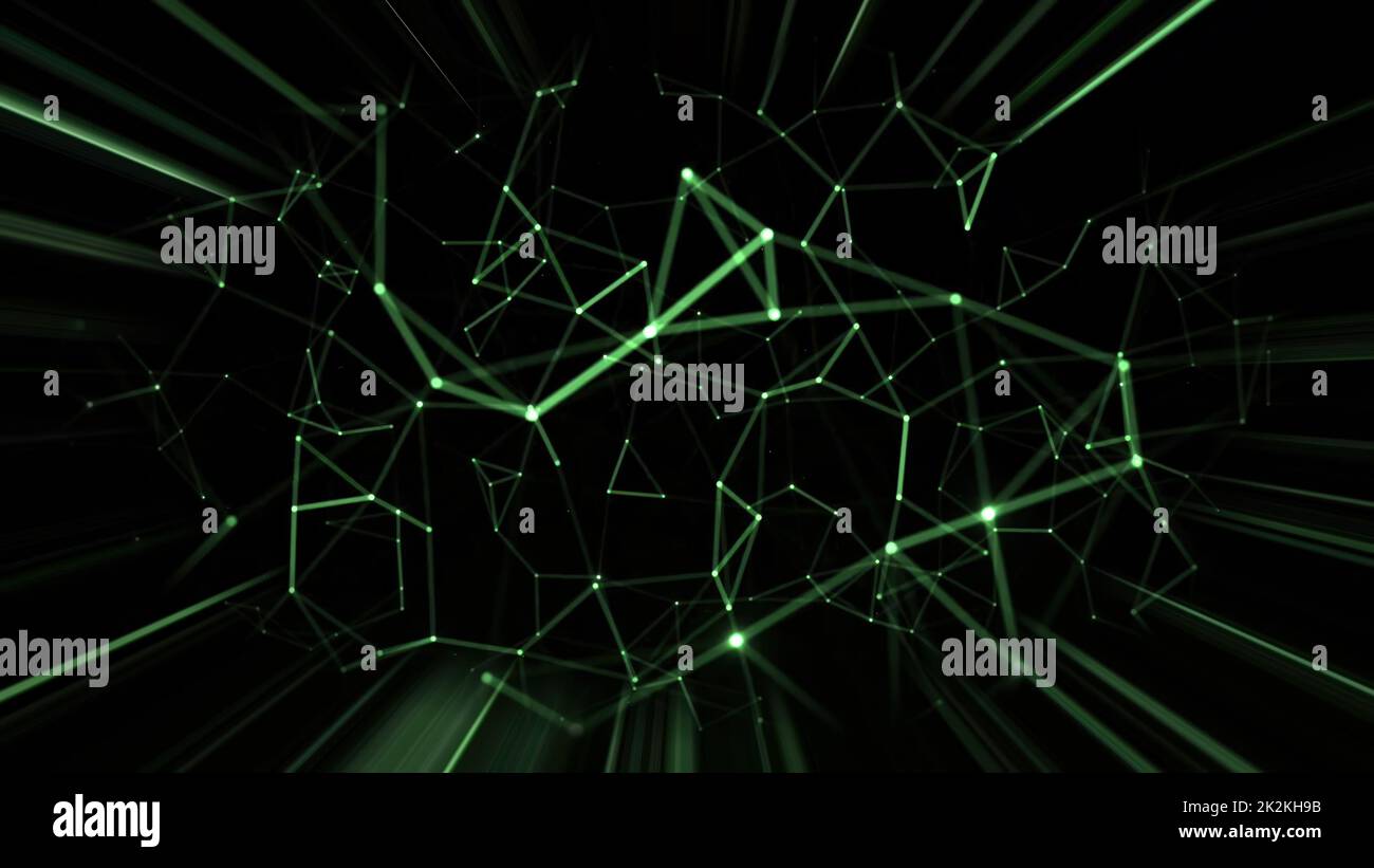 Astratto Plexus tecnologia Scienza e Ingegneria background Foto Stock