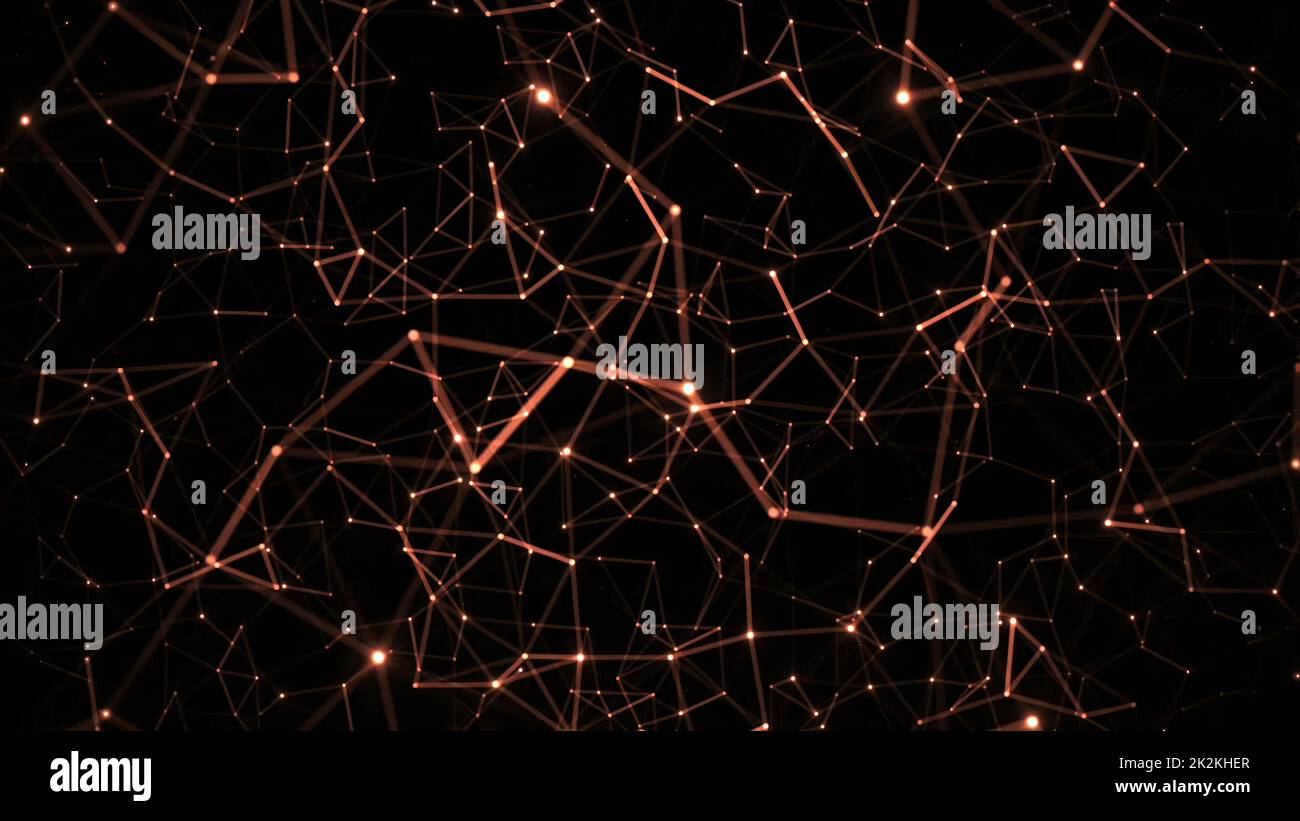 Concetto astratto di scienza tecnologica del plesso Foto Stock