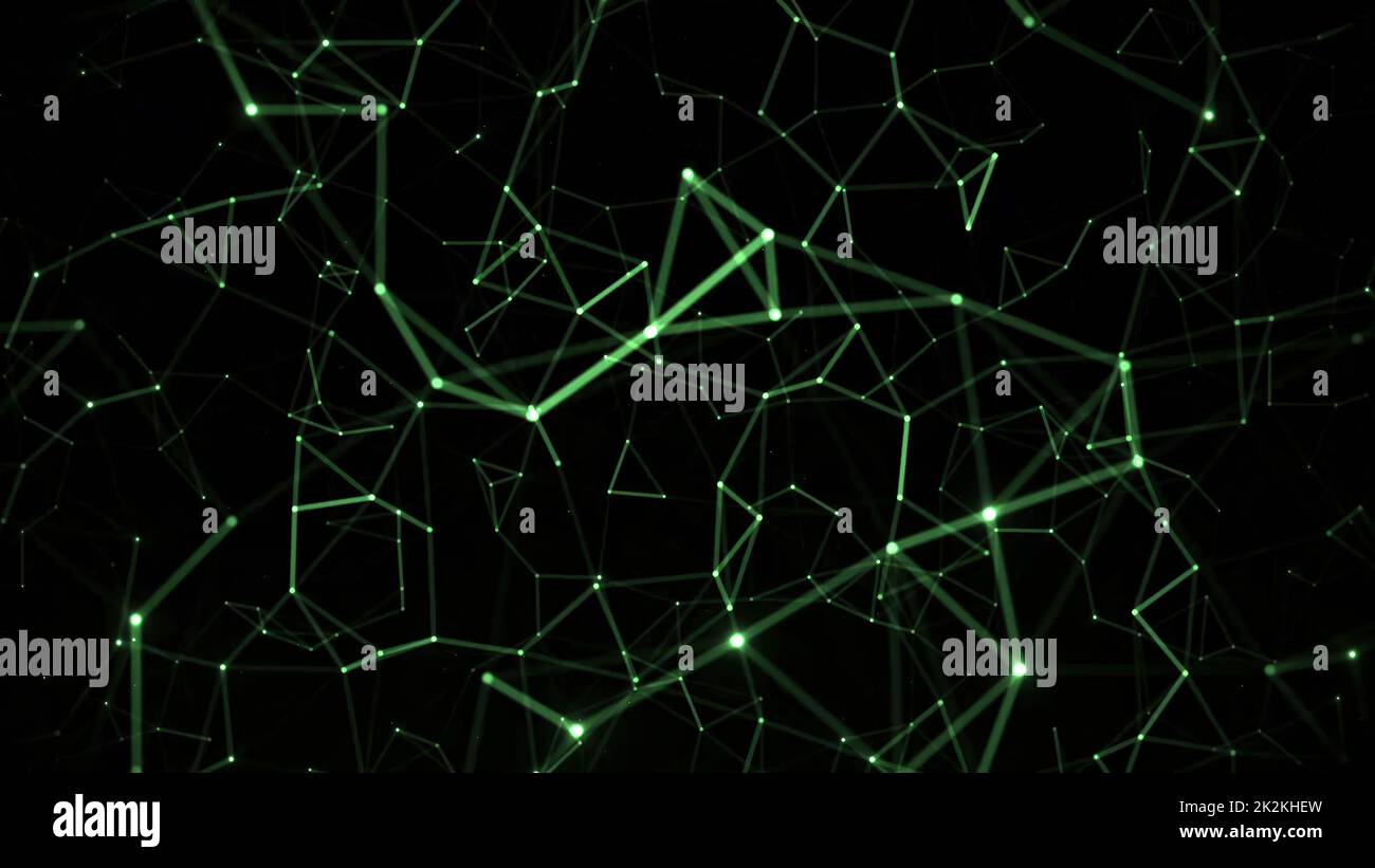 Concetto astratto di scienza tecnologica del plesso Foto Stock