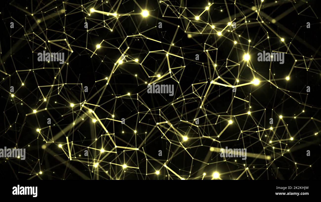 Concetto astratto di scienza tecnologica del plesso Foto Stock