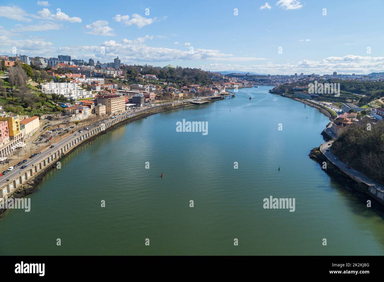 Vista sulla città di Porto Foto Stock