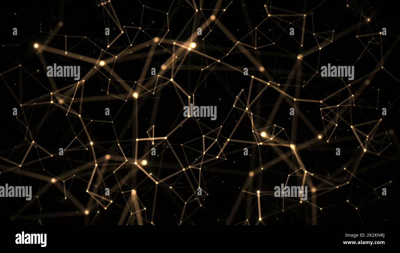 Concetto astratto di scienza tecnologica del plesso Foto Stock