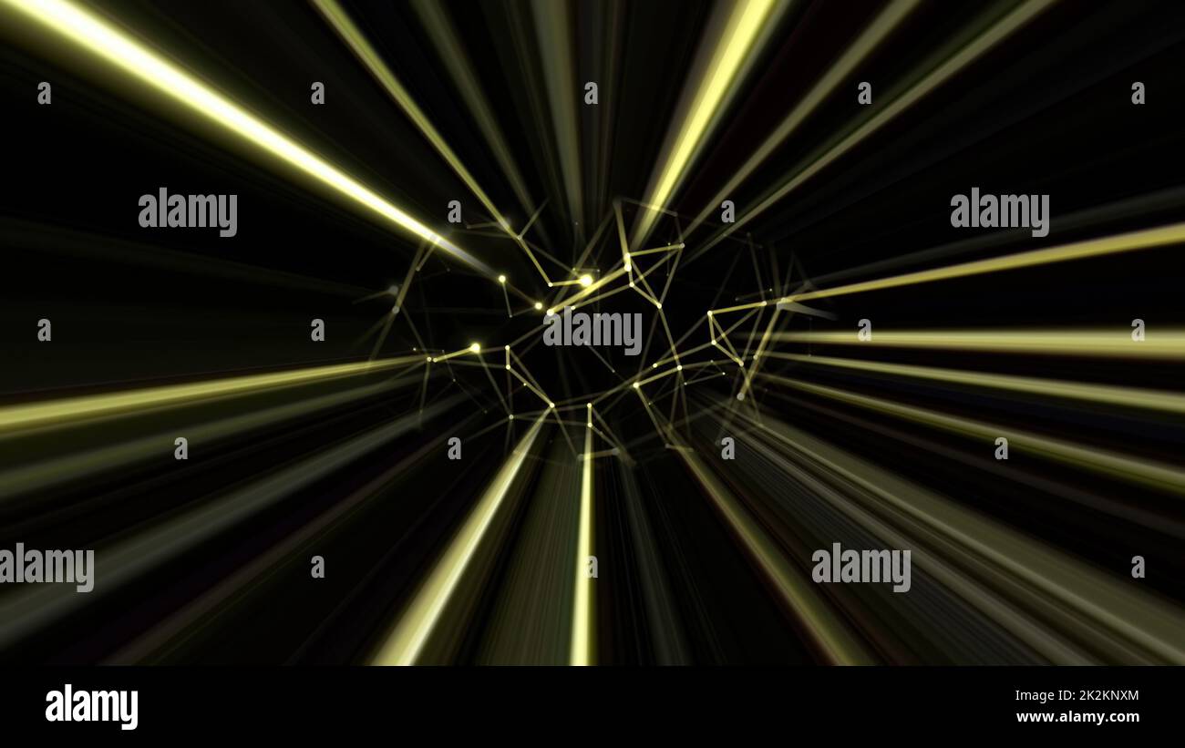 Astratto Plexus tecnologia Scienza e Ingegneria background Foto Stock
