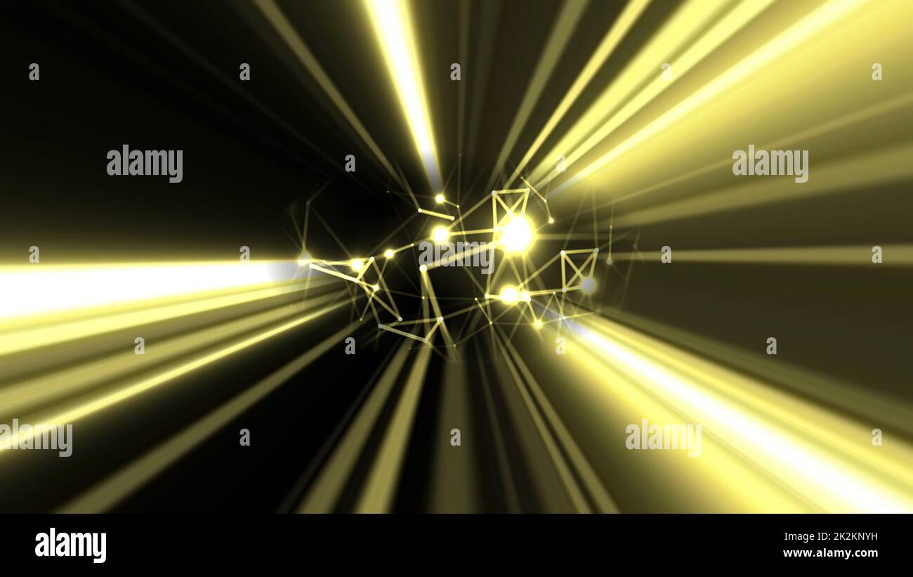 Astratto Plexus tecnologia Scienza e Ingegneria background Foto Stock