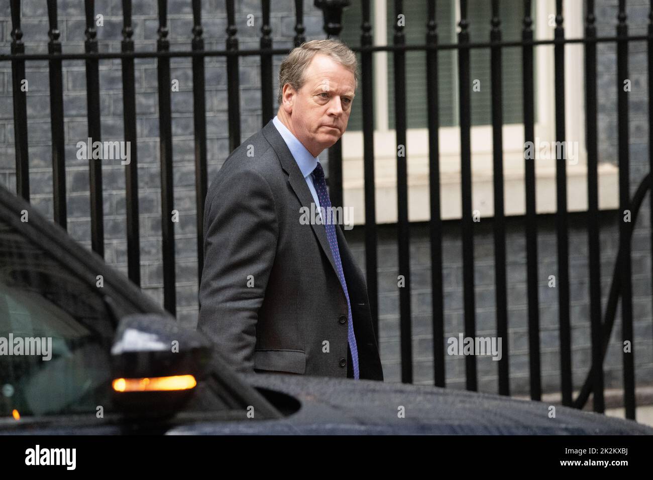 Londra, Regno Unito. 23rd Set, 2022. Alister Jack, segretario scozzese, arriva a una riunione del gabinetto al 10 di Downing Street, Londra. Credit: Ian Davidson/Alamy Live News Foto Stock
