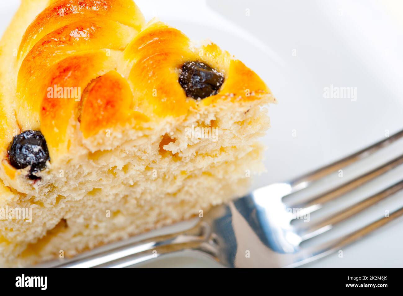 Mirtillo torta di pane dolce Foto Stock