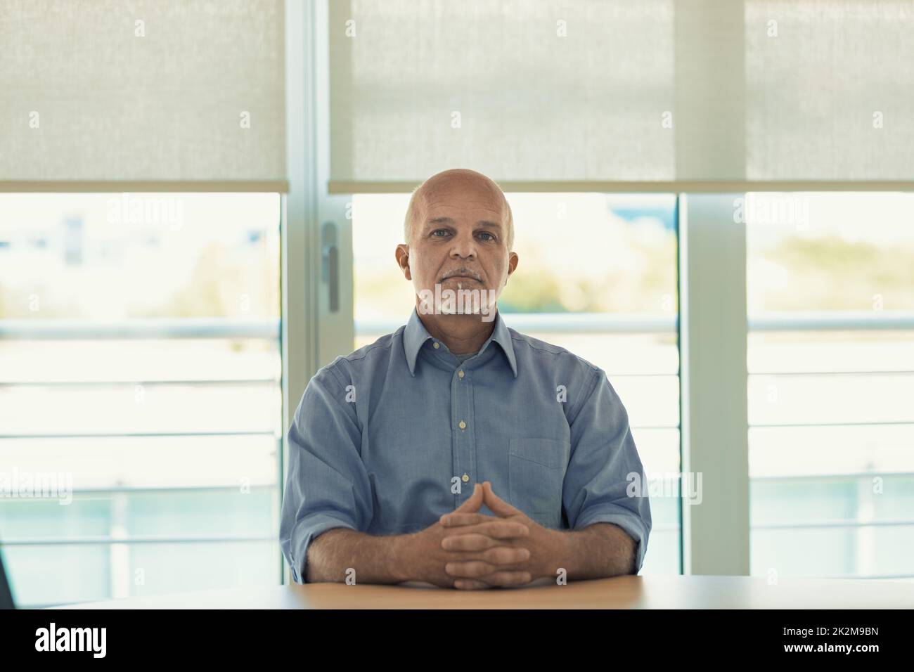 datore di lavoro o esaminatore è in attesa di testare voi Foto Stock