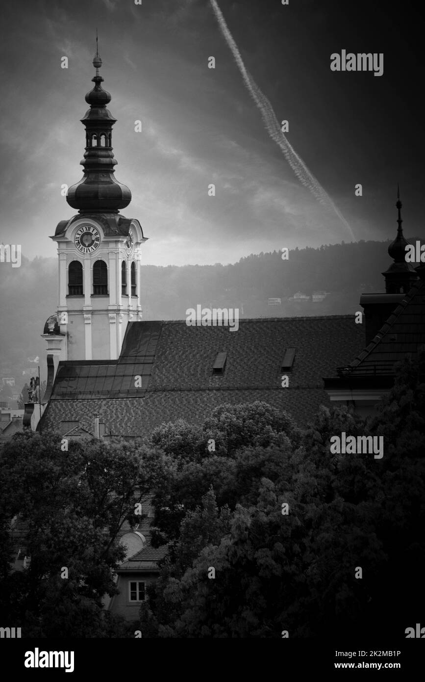 Barmherzigenkirche a Graz Foto Stock