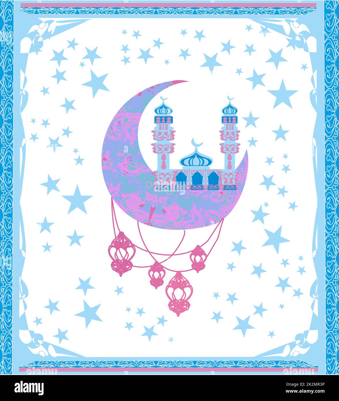 Il Ramadan Kareem Design Foto Stock