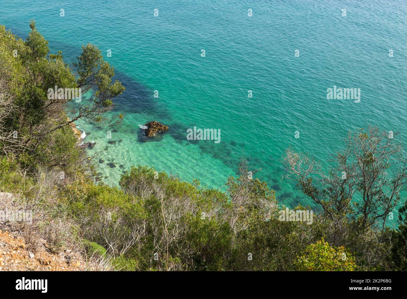 Costa del Parco Naturale di Arrabida Foto Stock