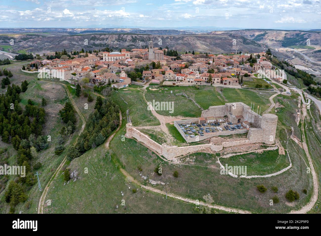 Medinaceli è un comune spagnolo della provincia di Soria, in Castiglia e Leon, meta turistica Foto Stock
