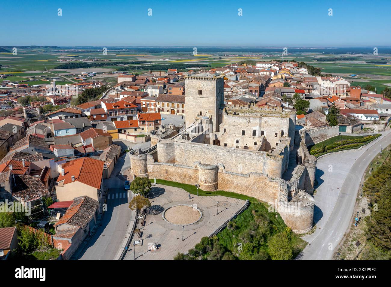 Immagine del Castello di Portillo Valladolid Castilla y Leon Spagna Foto Stock