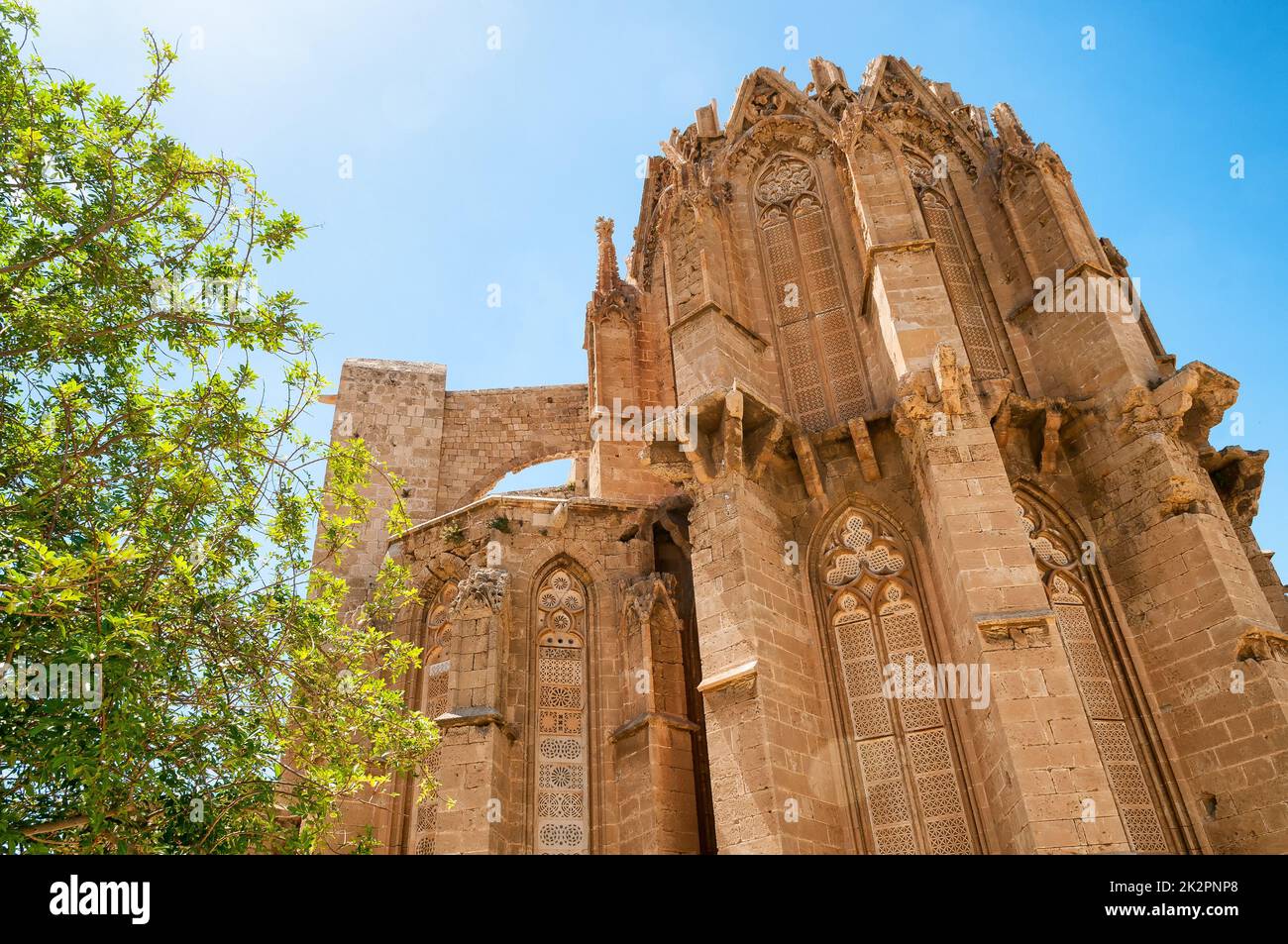La Cattedrale di San Nicola, Famagosta, Cipro Foto Stock