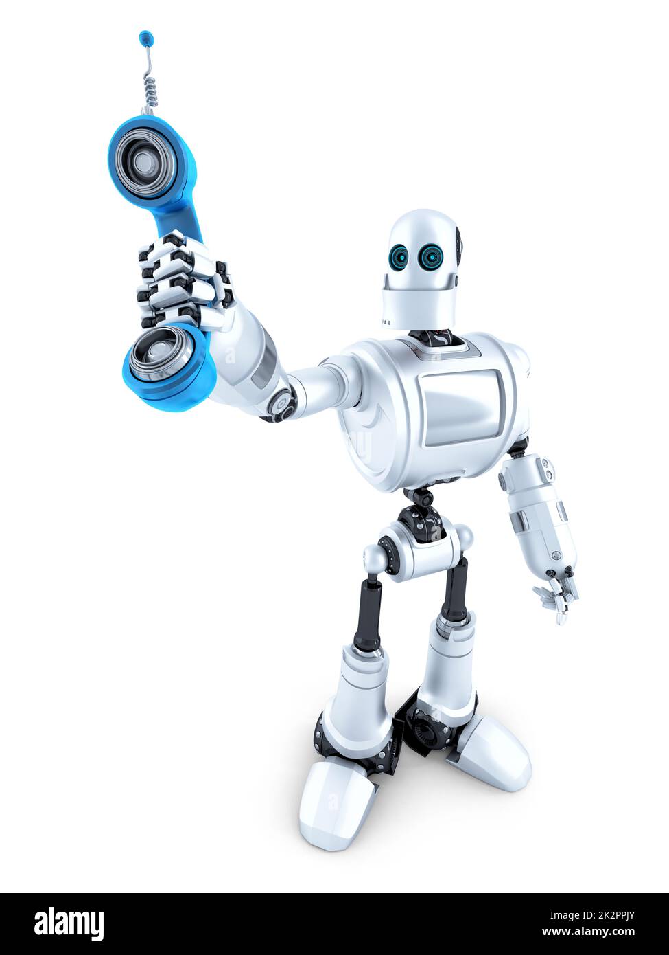 Concetto di comunicazione. Isolato. 3d illustrazione con tracciato di ritaglio Foto Stock