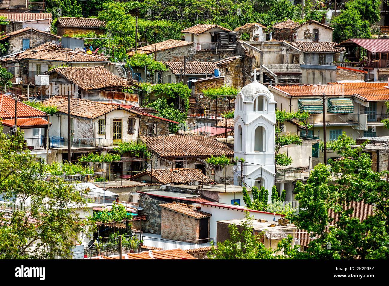 Il Villaggio di Palaichori. Nicosia, Cipro Foto Stock