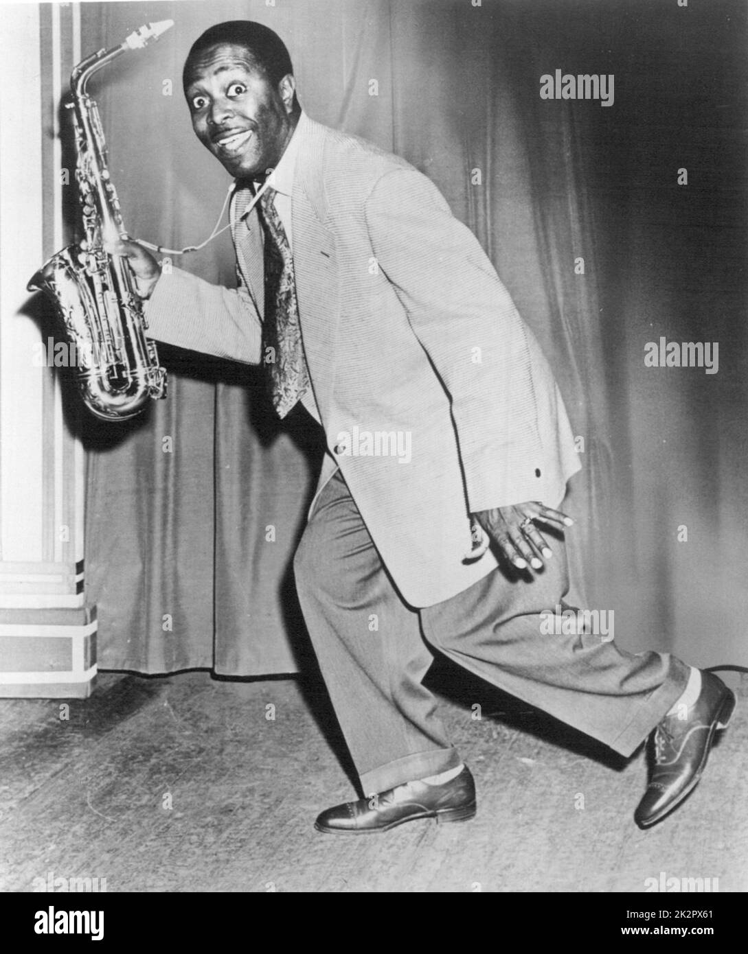 Foto di Louis Jordan dal programma televisivo Ford Star Revue - 1951 - King of the Jukebox. Foto Stock