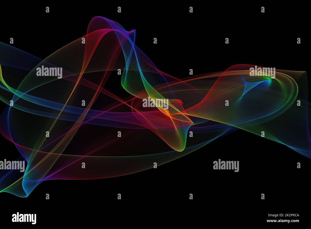 Scheda grafica per computer moderna e minimalista su sfondo giallo. Rendering 3D Foto Stock