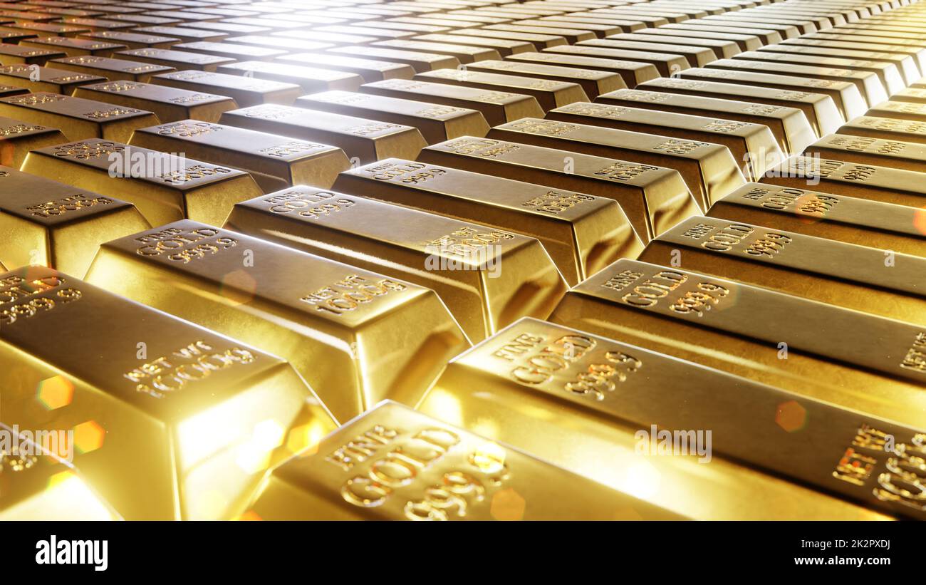 Investimento Gold Bar Foto Stock