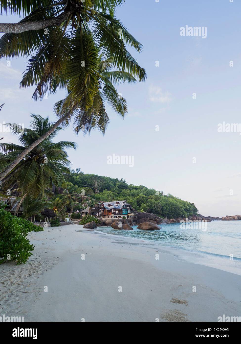 Seychelles, Mahe - Anse Takamaka Foto Stock