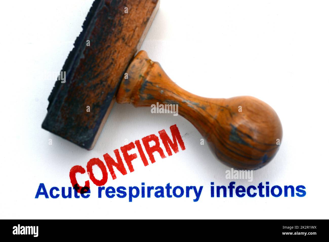 Infezioni acute respiratorie Foto Stock