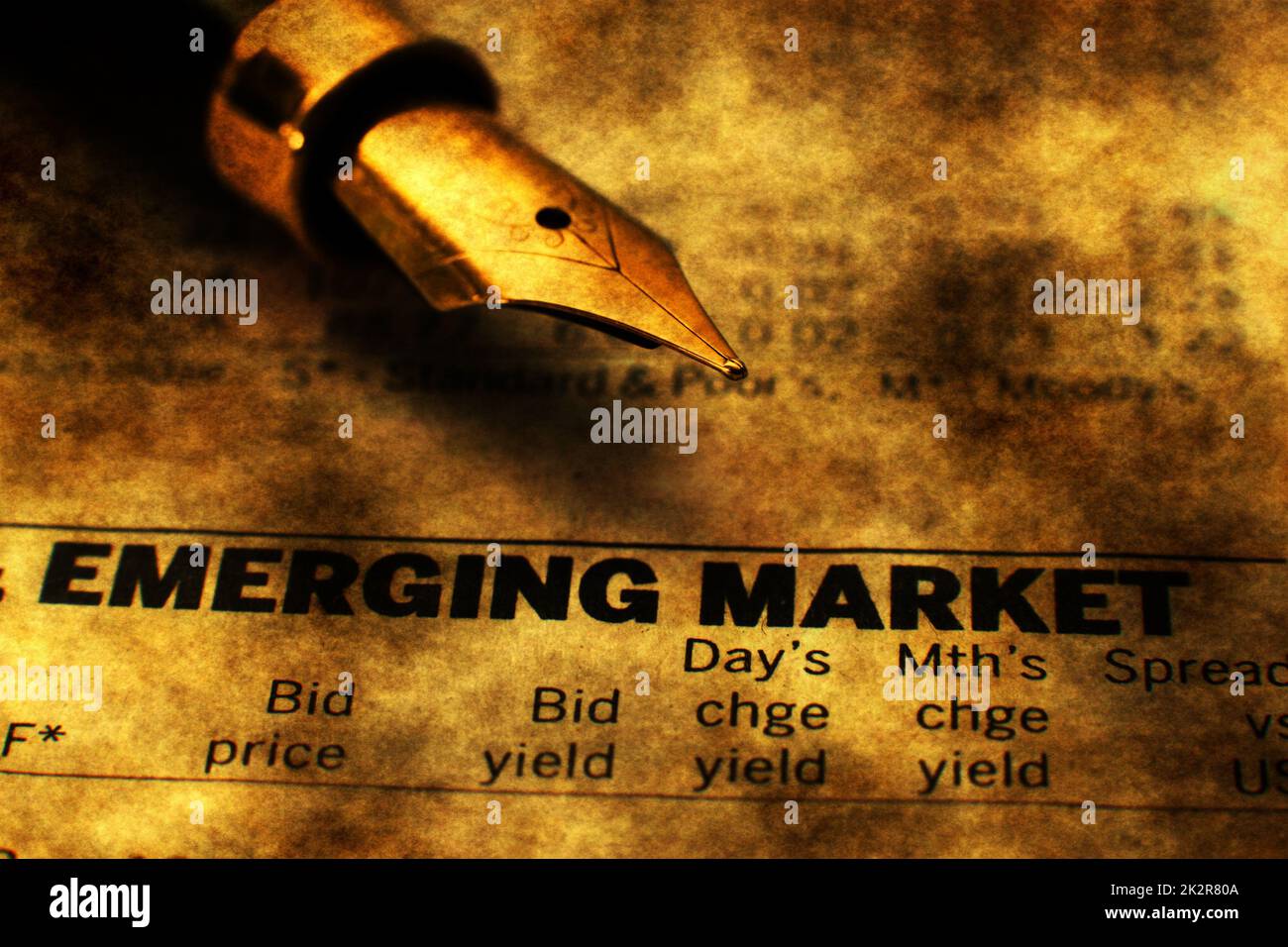 Mercato emergente Foto Stock