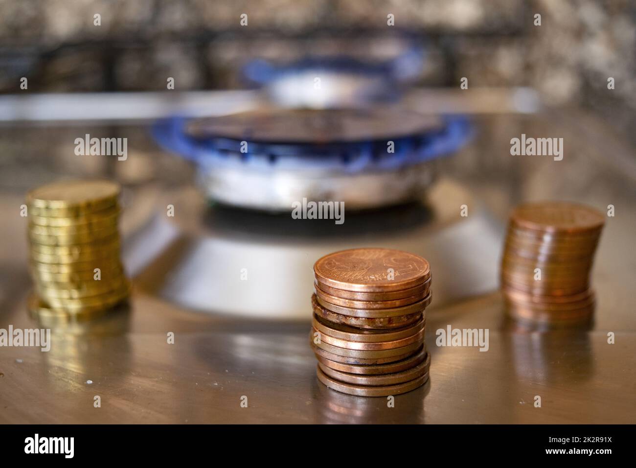 concetto di crisi del gas Foto Stock