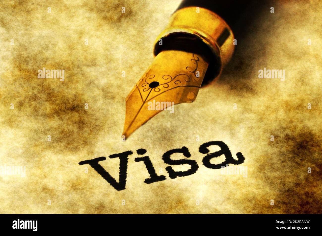 Concetto di vIsa Foto Stock