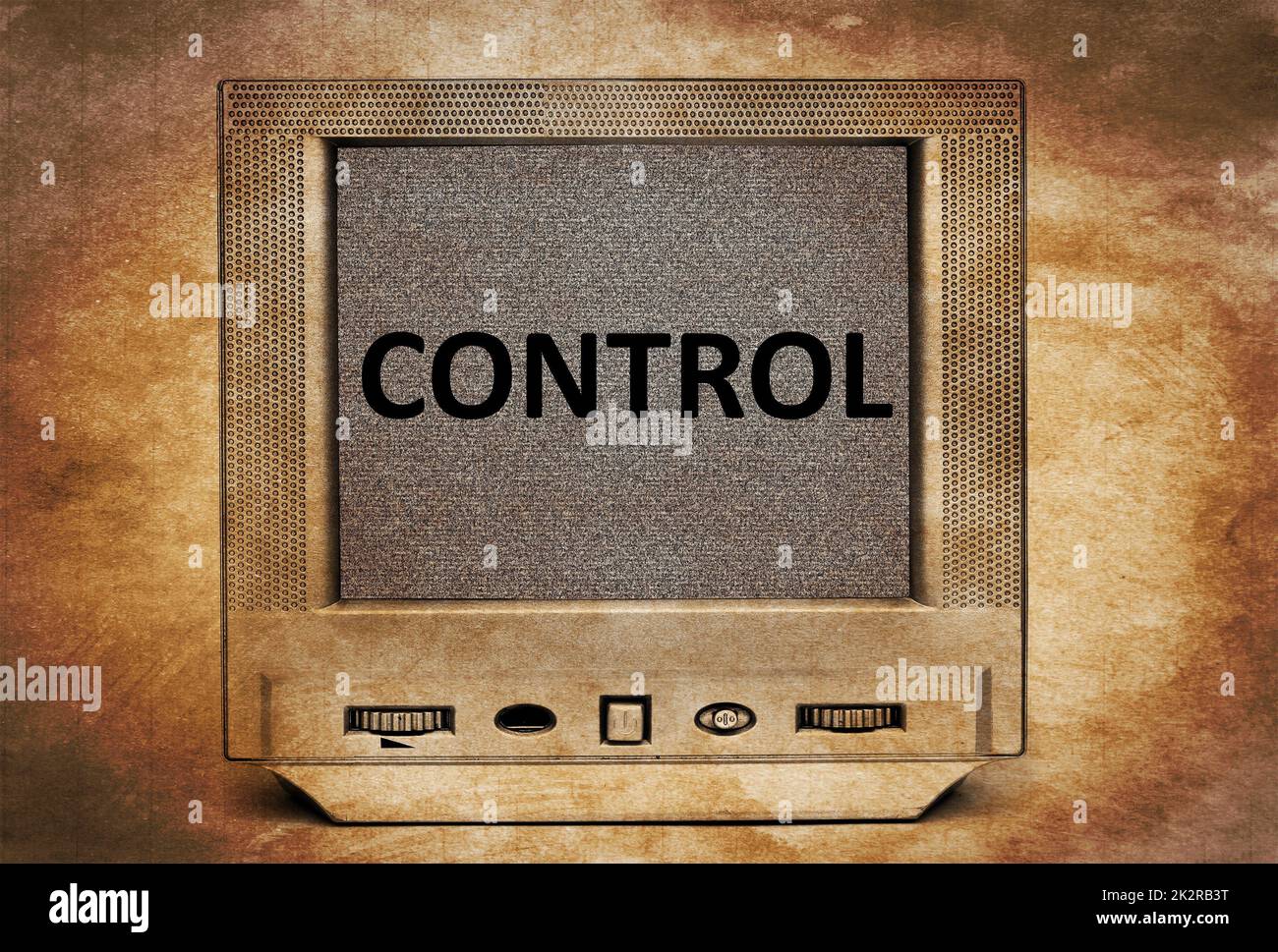 TV il concetto di controllo Foto Stock